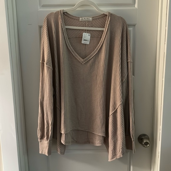 We the Free Coraline V Neck Thermal Shirt - Picture 2 of 8